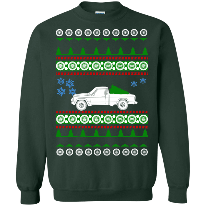 off road american vehicle Comanche 1990 Ugly Christmas Sweater sweatshirt