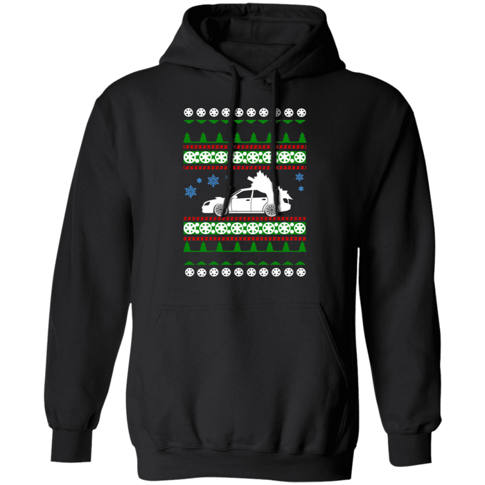 Japanese Car blobeye wrx sti hoodie ugly christmas sweater