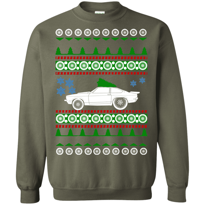 Vega Drag Car Chevy Ugly Christmas Sweater sweatshirt