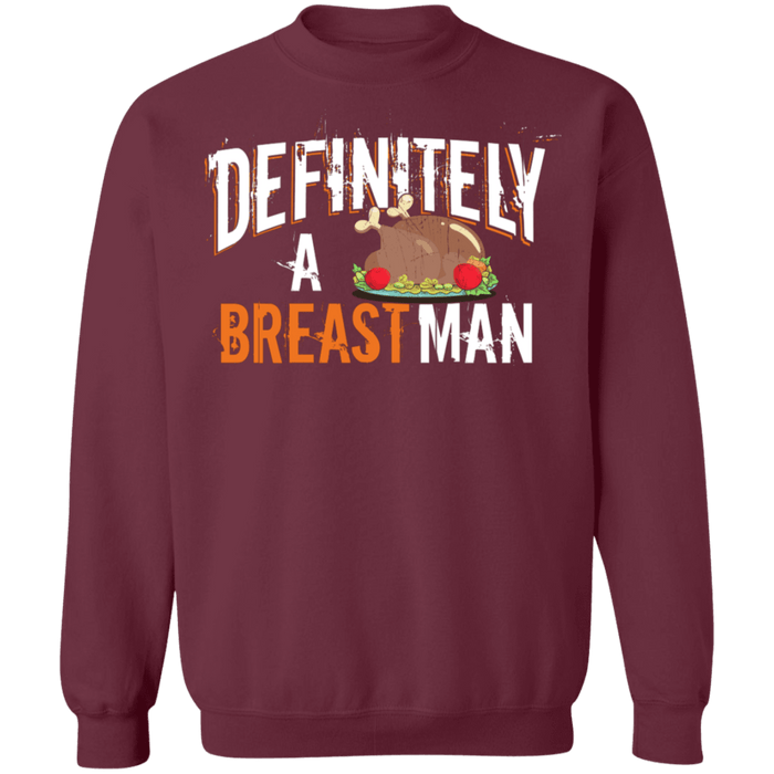 Definitely A Breast Man Thanksgiving Sweater