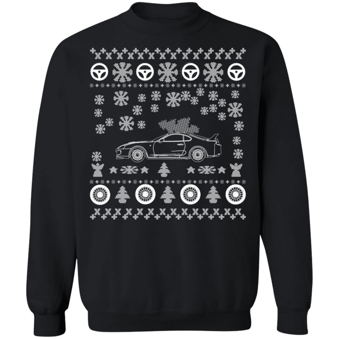 Toyota Supra Mk4 Ugly Christmas Sweater V2