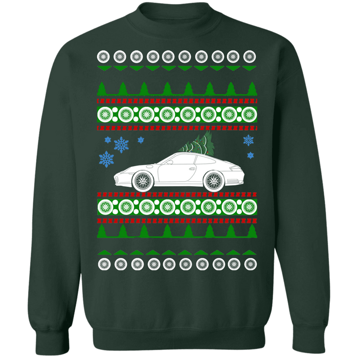 German car similar to a 996 Ugly Christmas Sweater