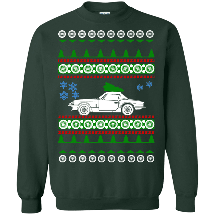 Triumph Spitfire Ugly Christmas Sweater sweatshirt