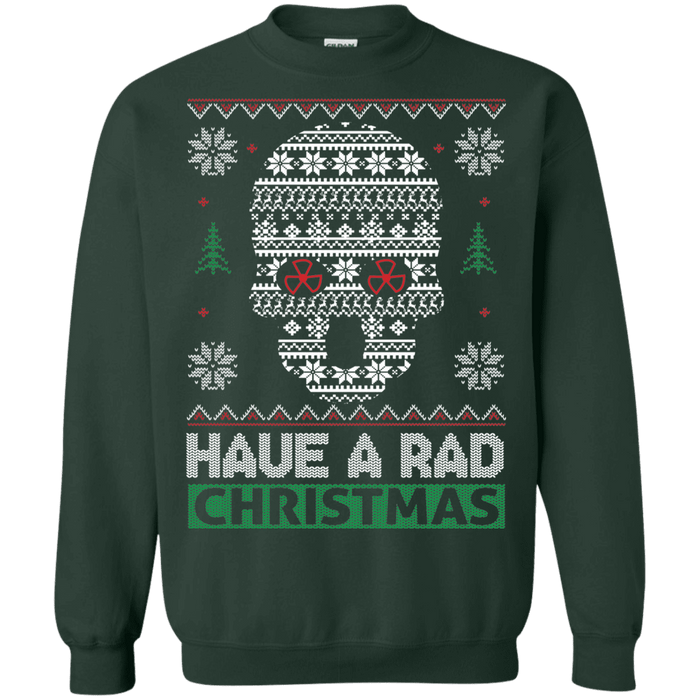 X-ray Technician Skull RAD Ugly Christmas Sweater sweatshirt