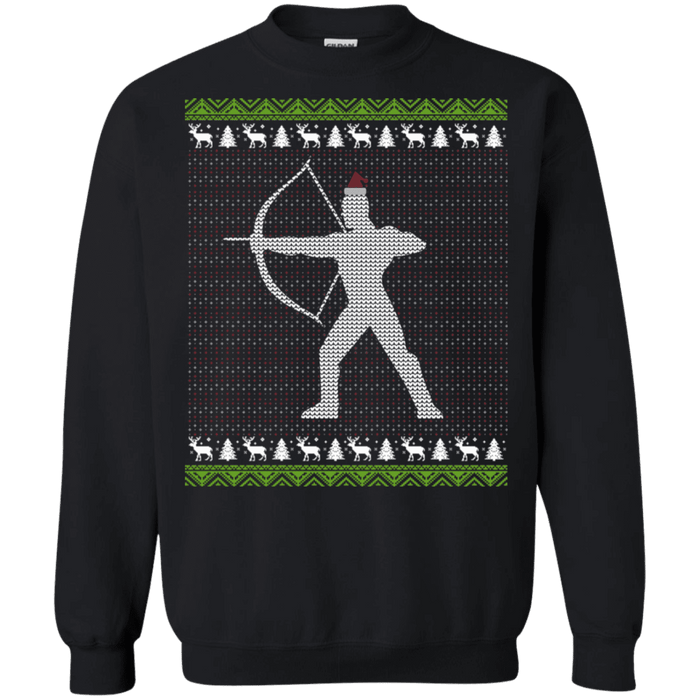 Archery Bow and Arrow Ugly Christmas Sweater sweatshirt