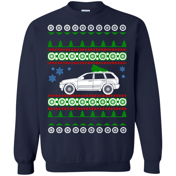 off road american vehicle Grand cherokee ugly christmas sweater 2006 sweatshirt