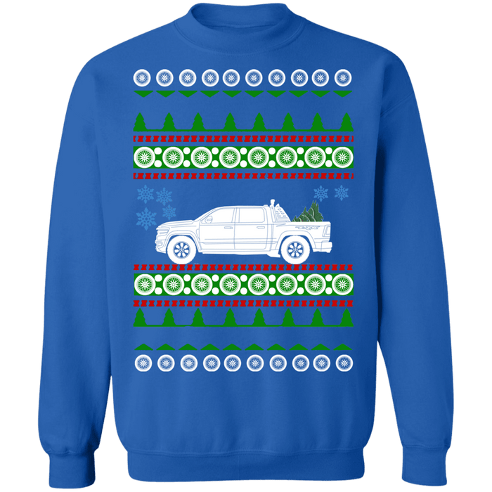 Truck american car or truck like a  Ram 1500 TRX ugly christmas sweater sweatshirt