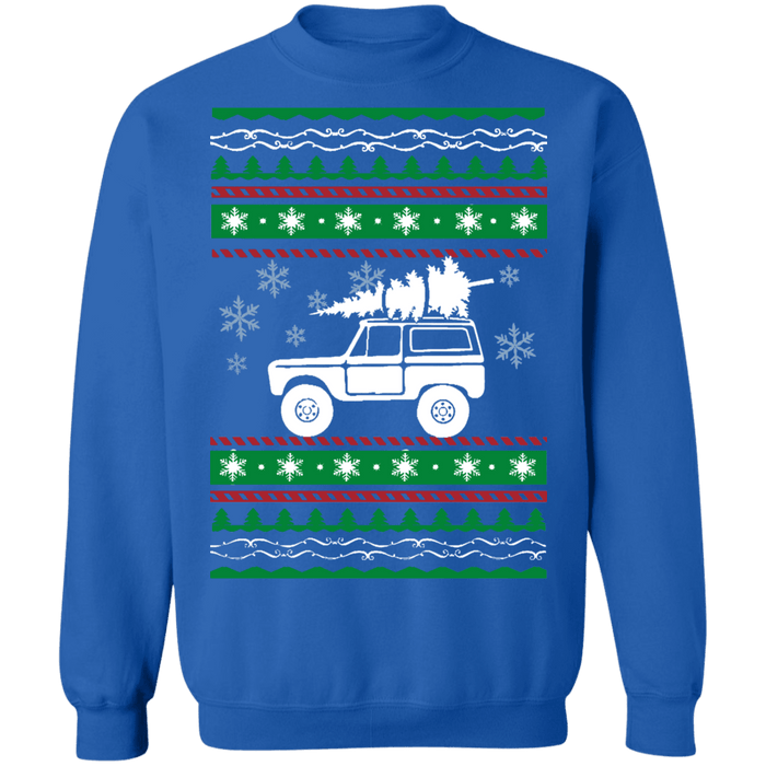 Truck Ford Bronco Ugly Christmas Sweater Sweatshirt