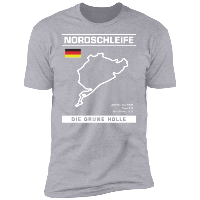 Die Grune Holle Nurburgring Track Outline Shirt