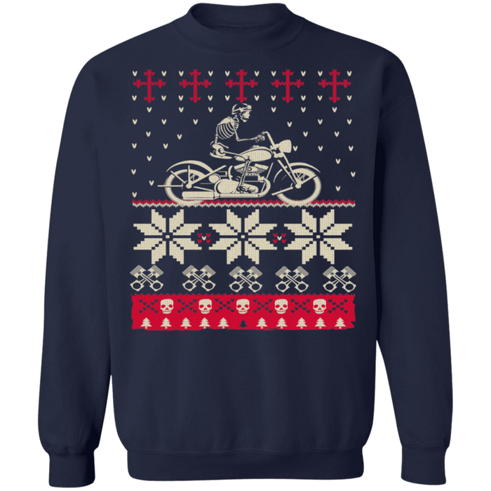 Biker Motorcycle Ugly Christmas Sweater sweatshirt