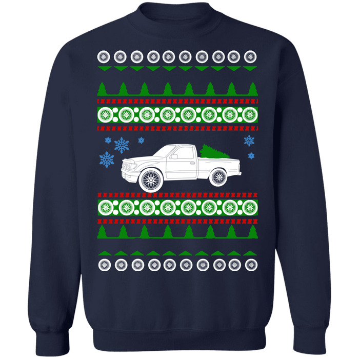 Pick Up Truck Toyota Tacoma 1995 Ugly Christmas Sweater sweatshirt