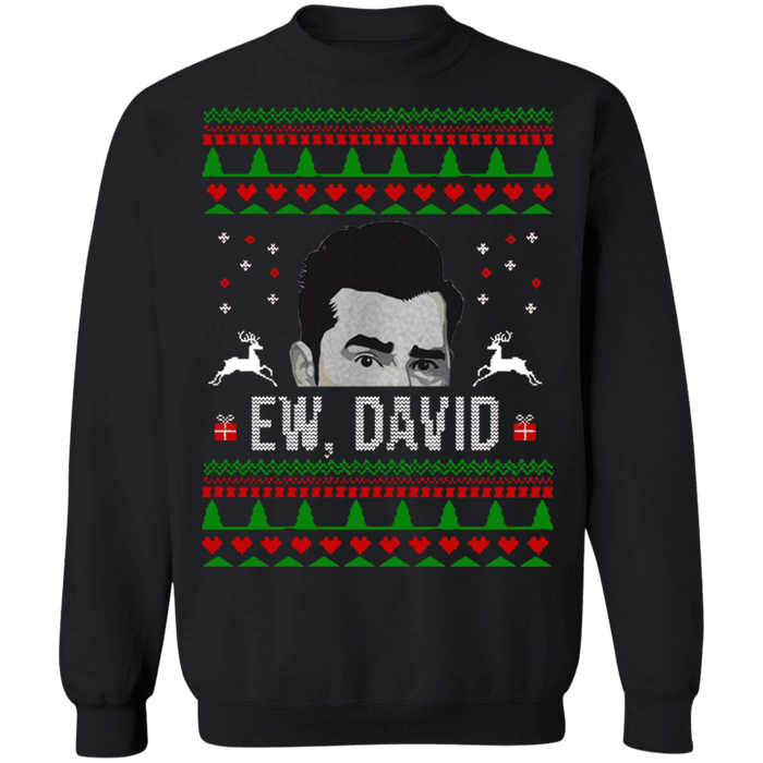 Ew David Schitt's Creek style ugly christmas sweater