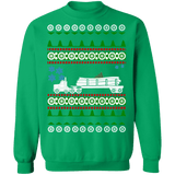 Logging Truck Ugly Christmas Sweater Sweatshirt