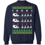 Mail Man Mail Truck ugly Christmas Sweater