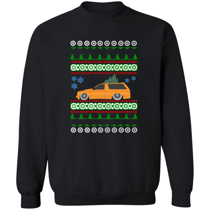 S10 Blazer Lowrider Orange Ugly Christmas Sweater Sweatshirt