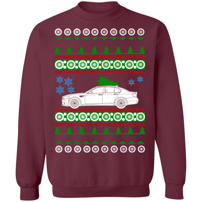 German Car BMW M5 Ugly christmas sweater 2018