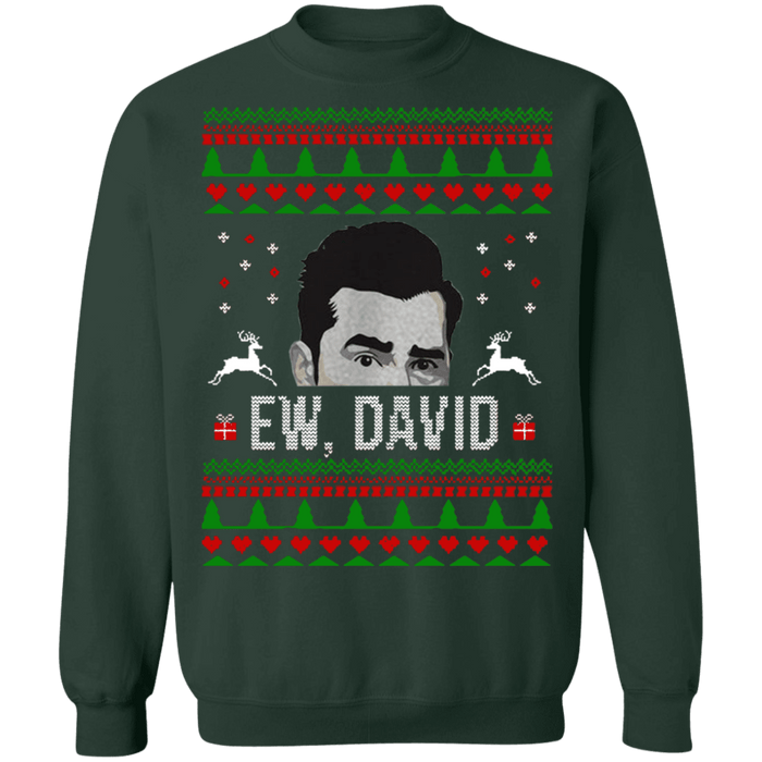 Ew David Schitt's Creek style ugly christmas sweater