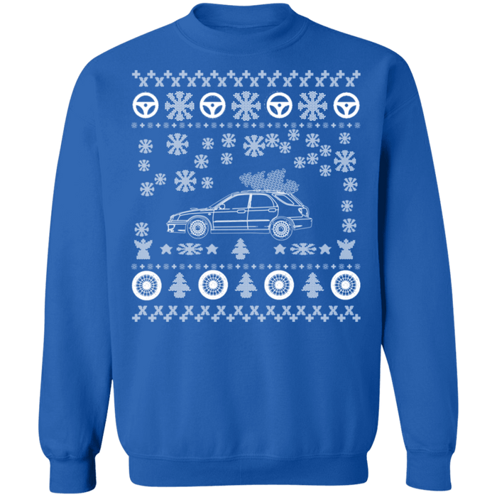 Japanese Car WRX wagon ugly christmas sweater new style