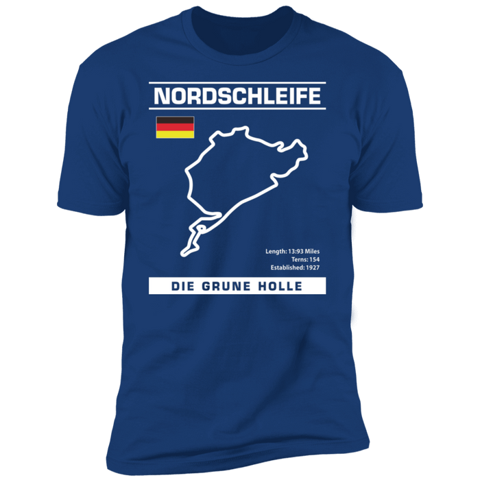 Die Grune Holle Nurburgring Track Outline Shirt