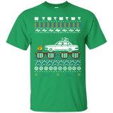Volvo 240 Ugly Summer "Christmas" shirt with white car