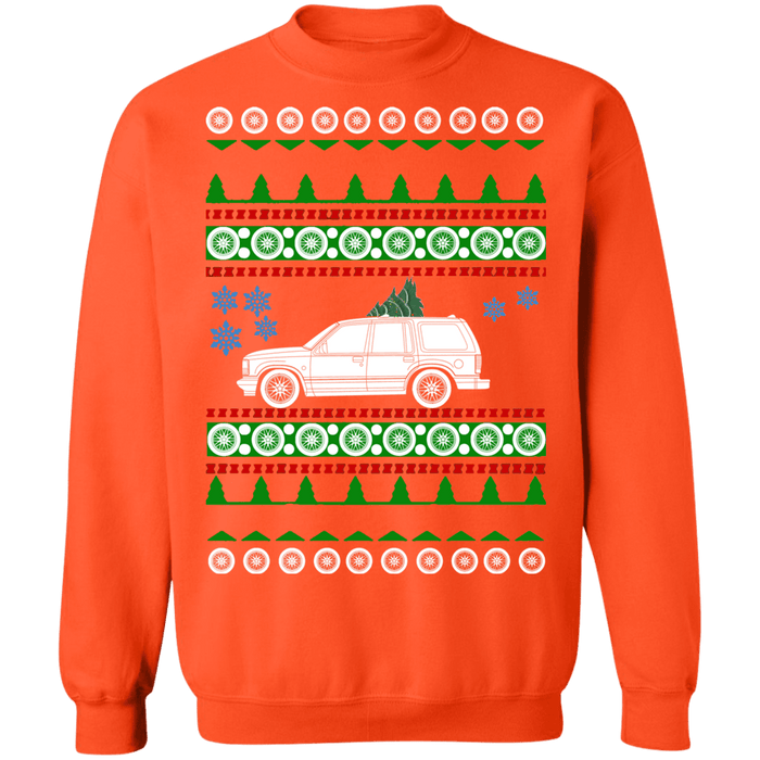 Ford Explorer 1st gen ugly christmas sweater