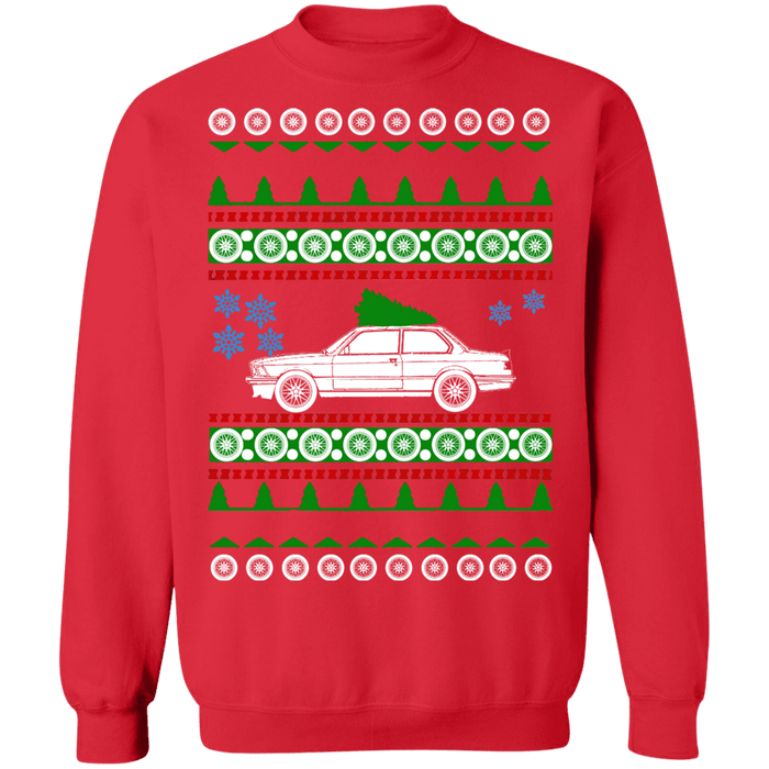 German Car Ugly Christmas Sweater BMW E21 sweatshirt