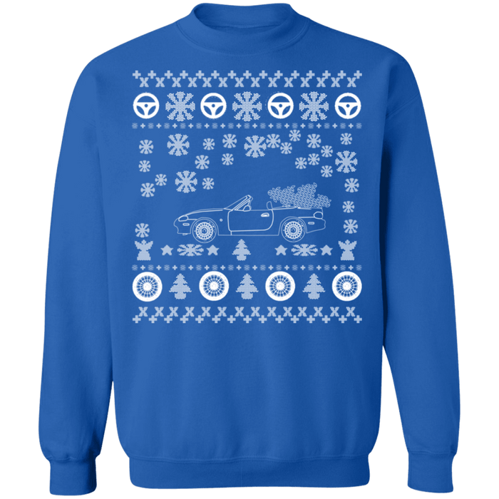 Mazda Miata NB v2 ugly christmas sweater