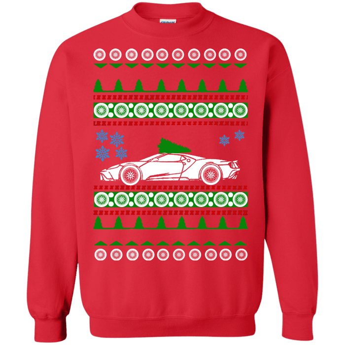 Sports Car 2017 Ford GT Ugly Christmas Sweater sweatshirt