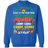 Elves Food Groups Ugly Christmas Sweater sweatshirt