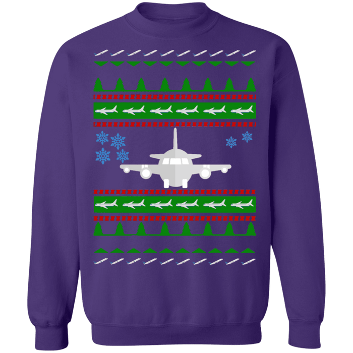 Commercial Airplane Ugly Christmas Sweater other colors