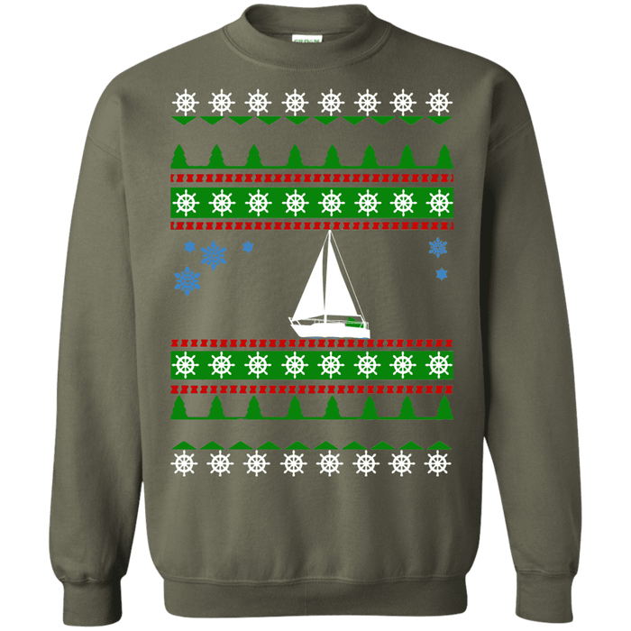 Sail Boat Sailing Ugly Christmas Sweater sweatshirt