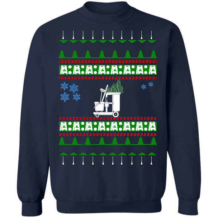 Janitor Housekeeper Ugly Christmas Sweater Sweatshirt