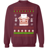 Writer Author Ugly Christmas Sweater Sweatshirt