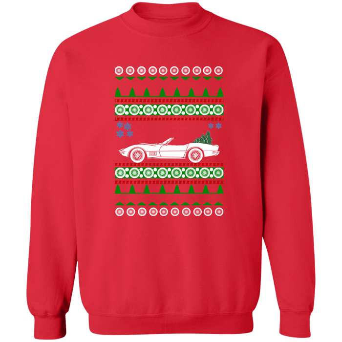 Corvette C3 Convertible Ugly Christmas Sweater Sweatshirt