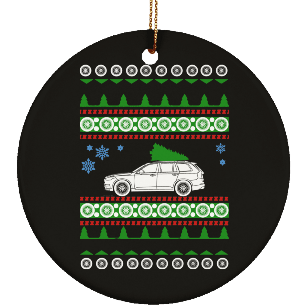 Volvo XC90 2016 Ugly Christmas Sweater Ornament