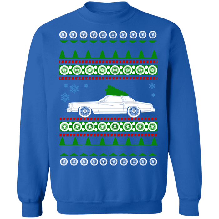 Hot Rod 1976 Monte Carlo Chevy Ugly Christmas Sweater sweatshirt