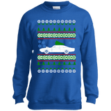 Kids 1967 american car or truck like a  Charger Ugly Christmas Sweater sweatshirt