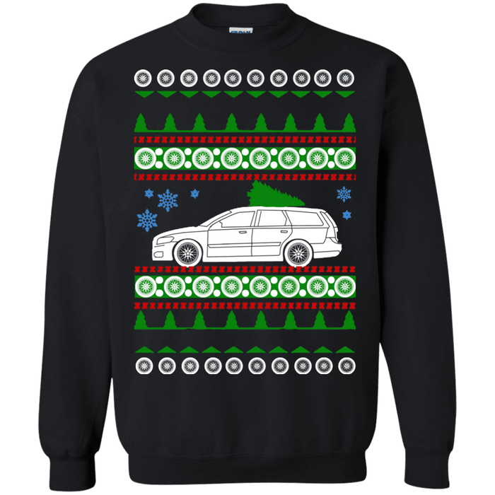 Swedish Car like a  V50 ugly Christmas Sweater sweatshirt