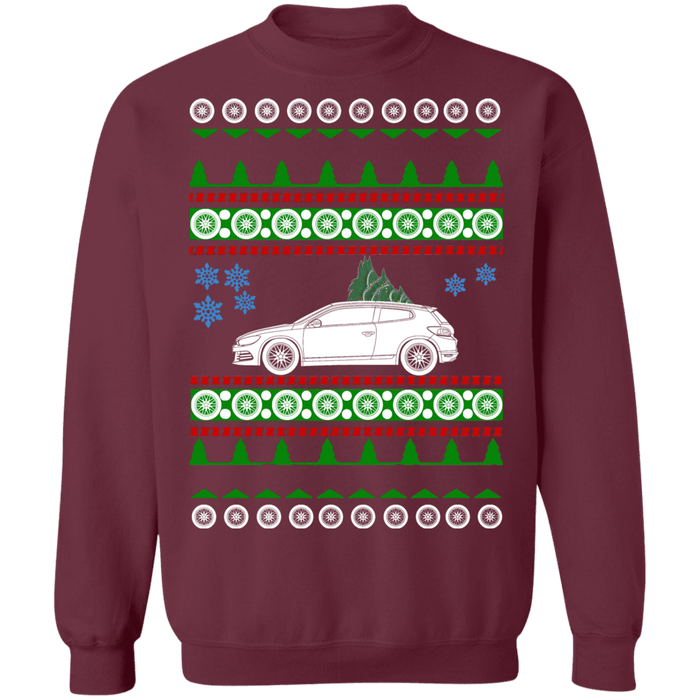 German car like a MK3 Scirocco Ugly Christmas Sweater Sweatshirt