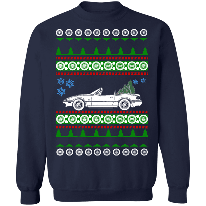 Mazda Miata NA Ugly Christmas Sweater v2 new tree