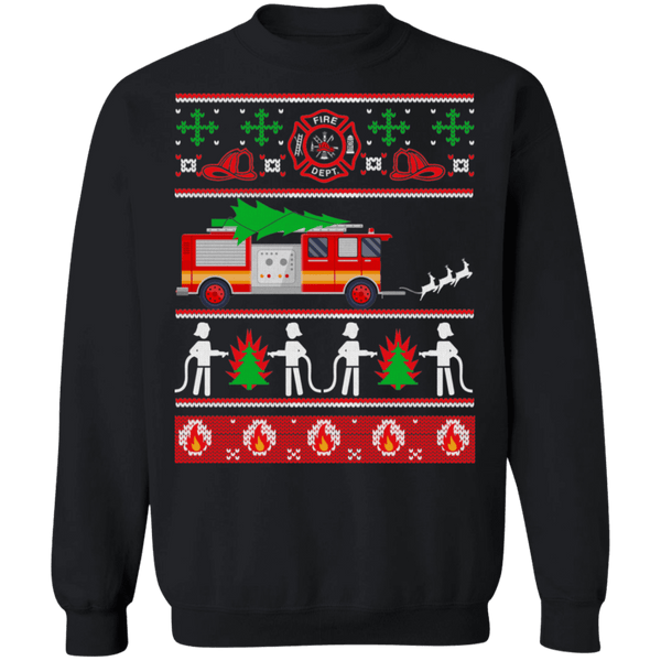 Firefighter Ugly Christmas Sweater sweatshirt