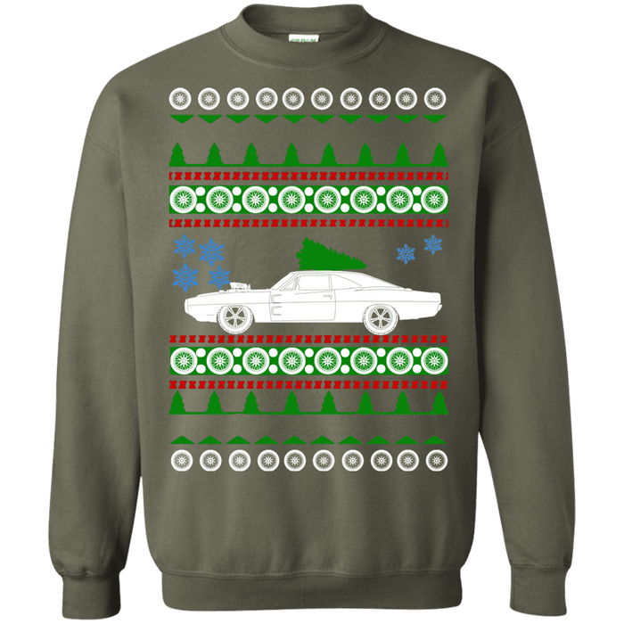 Car Movie Style like a 1967 Charger Ugly Christmas Sweater sweatshirt