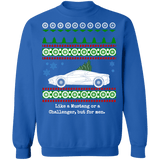 C8 Corvette Ugly Christmas Sweater like a Mustang or Challenger but for men
