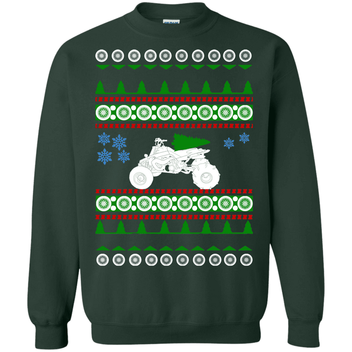 Yamaha Banshee ATV Ugly Christmas Sweater 4 wheeler sweatshirt