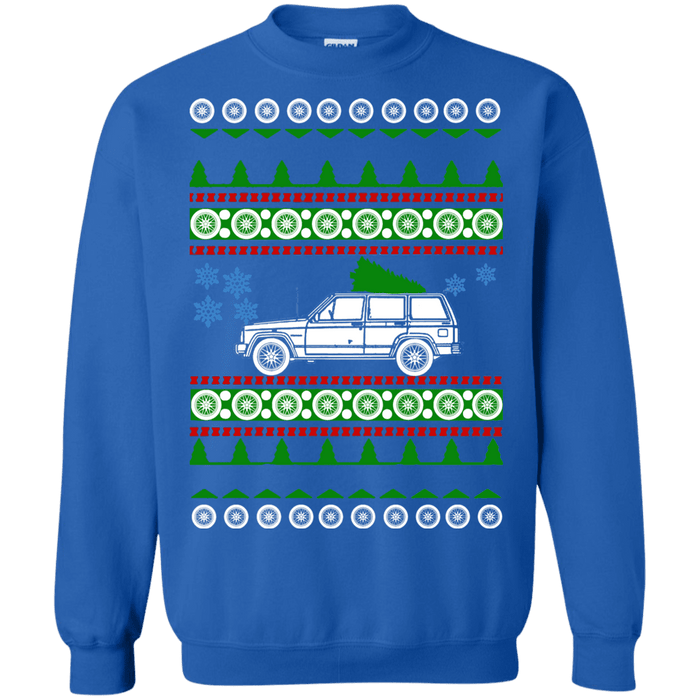 off road american vehicle Cherokee 1984 Ugly Christmas Sweater sweatshirt