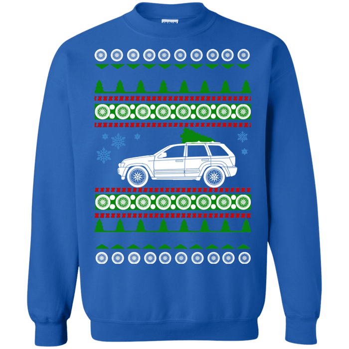 off road american vehicle Grand cherokee ugly christmas sweater 2006 sweatshirt