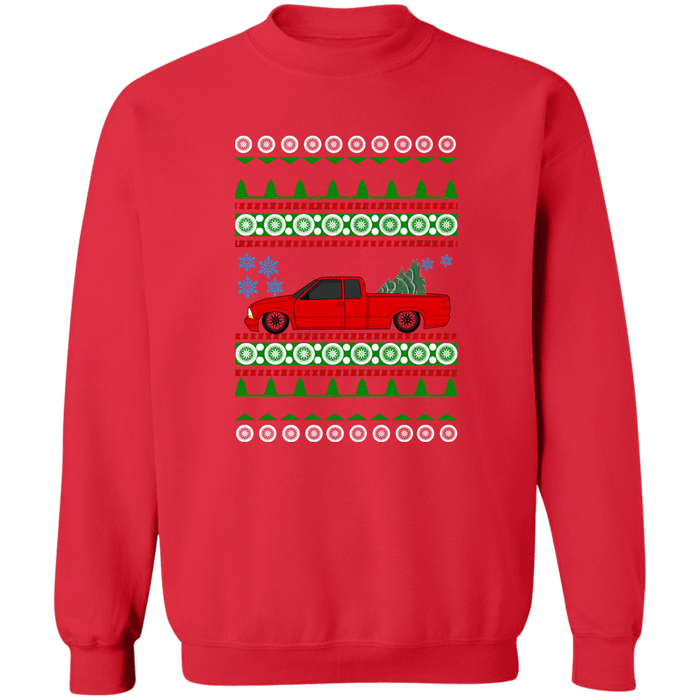 2nd Generation S10 Extended Cab Lowrider Ugly Christmas Sweater Sweatshirt