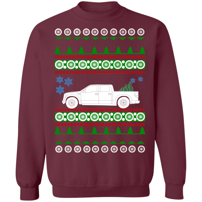 Ford Raptor 1st gen supercrew Ugly Christmas Sweater