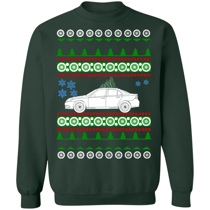 Saab Turbo X custom Ugly christmas Sweater 2008