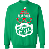 Be Nice to the Nurse Ugly Christmas Sweater Sweatshirt